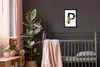 MuchoWow® MuchoWow® Gerahmtes Poster Schwarz - Alphabet - Produktbild-Vorschau 4