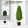SucceBuy 36 Zoll künstlicher Buchsbaum-Formschnittbaum, 2 Produktbild-Vorschau 6