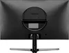 The back of a black Samsung monitor is shown, mounted on its stand. Produktbild-Vorschau