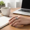 Herz Drehring aus Edelstahl – Anti-Stress Ring mit Produktbild-Vorschau 5