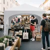 COSTWAY Skládací pavilon 3x3 m se 4 odnímatelnými bočními Náhled obrázku produktu 2