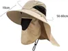 Uni-Sonnenhut mit Gesichtsabdeckung, Gesichts- und Produktbild-Vorschau 5