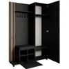 Garderobenschrank LIVIA – Garderoben-Set mit Spiegel und Produktbild-Vorschau 3