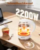 Aigostar EVE 30 GON Glas-Elektro-Wasserkocher 2200W, 1.7L Produktbild-Vorschau 11