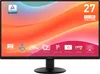 A computer monitor displaying a colorful abstract background with feature icons and text overlays. Produktbild-Vorschau