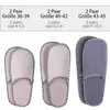 ONVAYA® ABS papuče pre hostí Heimatliebe set of 6 | papuče Náhľad obrázku produktu 3