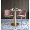Esstisch >Bolzano< in Weiss, Marmor - 70x75x70cm Produktbild-Vorschau 2