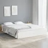 vidaXL Postel z masivu bílá 120x190 cm Náhled obrázku produktu 2