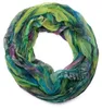 styleBREAKER Damen Loopschal Feder Muster Batik Style | Produktbild-Vorschau 1