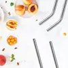 Set di 4 cannucce in acciaio inox 304 con spazzola di Anteprima dell’immagine prodotto 6