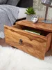 Noční stolek z masivního dřeva Sheesham Design Noční stolek Náhled obrázku produktu 8
