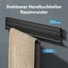 doporro Handtuchhalter ohne Bohren mit Magnet, 180° Produktbild-Vorschau 2