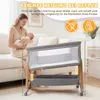 LEADZM 5-in-1 Beistellbett Babywiege Höhenverstellbar mit Produktbild-Vorschau 6