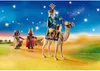 Three Wise Men on camels in a desert at night under a starry sky. Náhled obrázku produktu