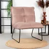 Bronx71 Samt Sessel Malaga modern rosa Produktbild-Vorschau 11