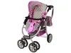Leantoys Puppenwagen 2 in 1 Tragetasche rosa Sterne Produktbild-Vorschau 6