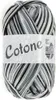 Lana Grossa - Cotone Print 0317 weiß silbergrau dunkelgrau Produktbild-Vorschau 1