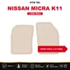 DURBAN Beige Velours-Fußmatten vorne für Nissan Micra K11 Produktbild-Vorschau 17