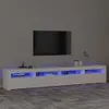 vidaXL TV skrinka s LED svetlami biela 240x35x40 cm Náhľad obrázku produktu 1