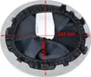 Schaltknauf Schwarz + Schaltmanschette Manschette + Chrom Produktbild-Vorschau 3