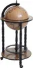 Globe bar HWC-D83, portabottiglie da minibar, globo Ø 33cm Anteprima dell’immagine prodotto 2