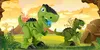 Malplay Geländewagen JEEP mit Anhänger und Dinosaurier Dino Produktbild-Vorschau 8