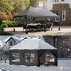 VOUNOT® Tente pliante 3 x 6 m, imperméable, avec 6 parois Voir les images du produit 2
