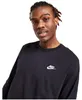 Nike NSW CLUB TEE - LS BLACK S Náhled obrázku produktu 6