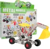 DIY Montage Bausteine ​​Metall Engineering Auto Kinder Produktbild-Vorschau 3