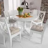 Beautissu Set di 4 cuscini per seduta Lisa Taupe, 40x40x8 Anteprima dell’immagine prodotto 5