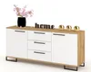 Kommode mit Schubladen Fernsehschrank HANA 3S Golden Craft Produktbild-Vorschau 1