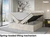 MEBLINI Boxspringbett mit Bettkasten - Gepolstert Produktbild-Vorschau 3