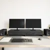 Podstawka pod monitor, z szufladami, czarny dąb, 100x27x15 Podgląd zdjęcia produktu 3