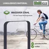 5 x Fahrradanlehnbügel 115 x 76 cm Flachstahl 12 mm Produktbild-Vorschau 2