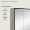 Bagno spiegelkast 3 spiegeldeuren lichtgrijs, crèmekleurig. Anteprima dell’immagine prodotto 12