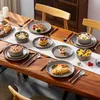 Service de table en céramique stoneware, 12 pièces, set de Voir les images du produit 6