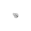 A single screw with a slotted head and a threaded shaft. Produktbild-Vorschau