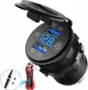 Motorrad-Doppel-Autoladegerät USB/QC3.0, 12 V/24 V/36 W, Produktbild-Vorschau 1
