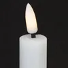 LED Kerzen mit Timerfunktion 24cm Wachs 2er Set Weiß / Produktbild-Vorschau 6
