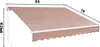 VEVOR tenda da sole per balcone 2,4x2,1 m tenda a bracci Anteprima dell’immagine prodotto 8