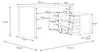 Furniture24 Schreibtisch Tempra 2 T2Kb231L-C734 Weiß Produktbild-Vorschau 7