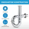 Siphon, Pop Up Ablaufgarnitur, POP UP Ventil, U-förmiges Produktbild-Vorschau 3