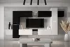Furnitech Wohnwand Wohnzimmer - Wohnzimmer Möbel mit LED Produktbild-Vorschau 1
