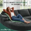 Sofa Ecksofa mit Schlaffunktion, Corduroy Modulares Produktbild-Vorschau 4