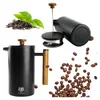 1L French Press Kaffeebereiter Edelstahl Schwarz Kaffee Produktbild-Vorschau 1