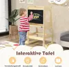 COSTWAY 3 in 1 Lernturm Kinder, klappbarer Tritthocker & Produktbild-Vorschau 4