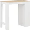 vidaXL Stolik barowy z półką biały 110x50x103 cm Podgląd zdjęcia produktu 2