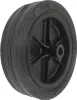 A black wheel with a black rim and spokes, isolated on a white background. Náhľad obrázku produktu