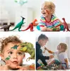 Set di 10 tatuaggi di dinosauri per bambini con adesivi Anteprima dell’immagine prodotto 3