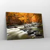 Bilder auf glas - Stream Herbst Forrest Berg - 120x80cm - Produktbild-Vorschau 4